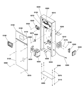 Circuit Protection Group Diagram and Parts List for 080084-00  Briggs and Stratton Generator